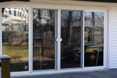 Custom designed sliding patio doors