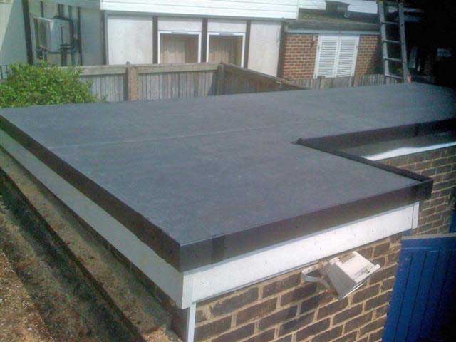Picture of a flat roof