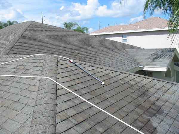Picture of a shingle roof