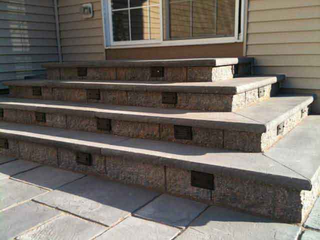 Picture of paver steps